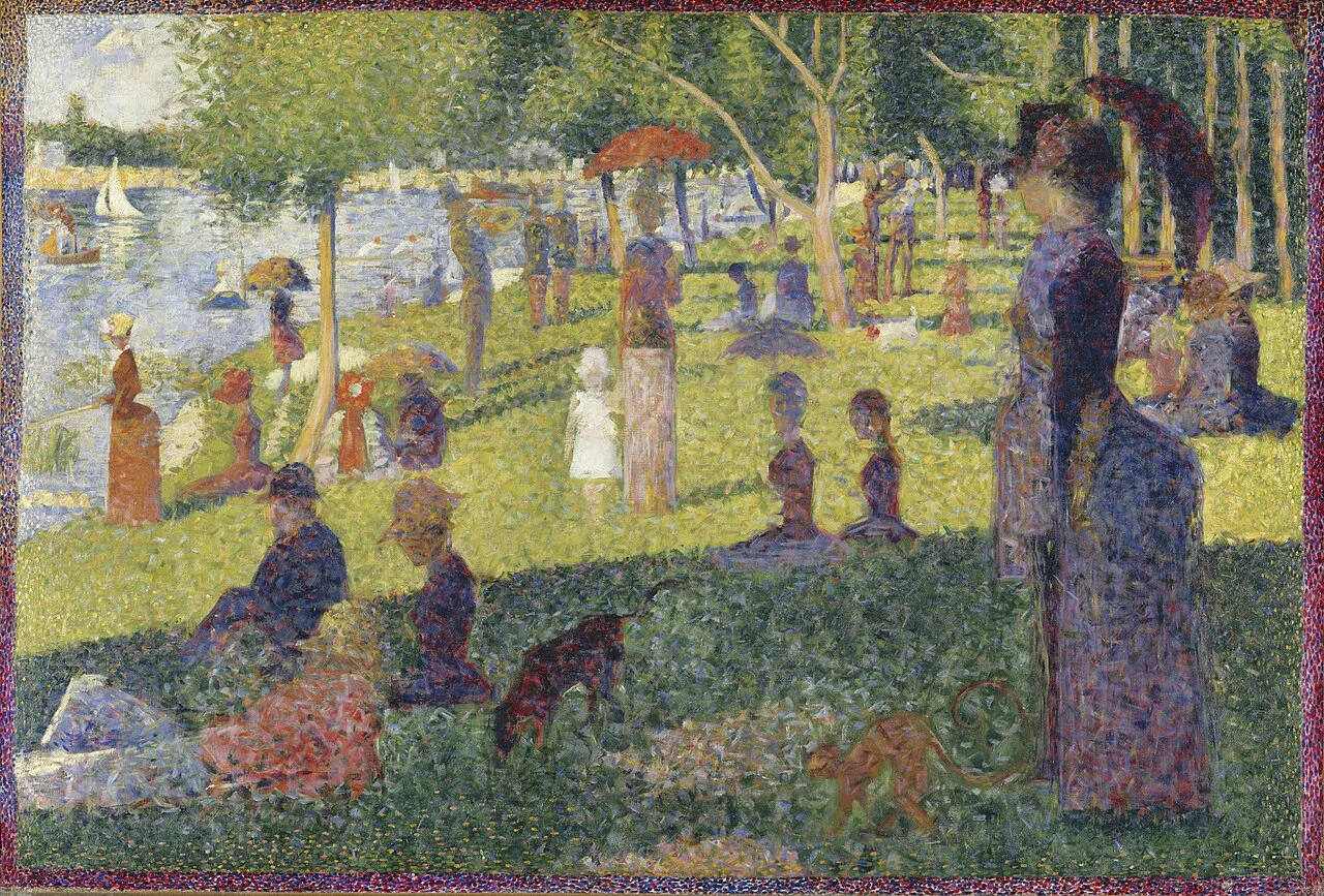 Georges Seurat, Study for "A Sunday Afternoon on La Grande Jatte", 1884, oil on canvas, 70.5 x 104.1 cm, Metropolitan Mu