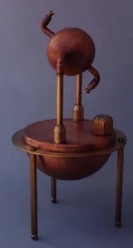 A modern replica of Hero's aeolipile.