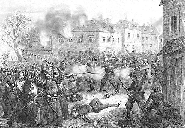 Battle of Mrzygłód during the January Uprising in 1863