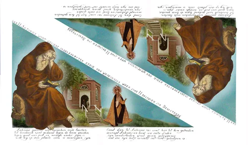 Pilgrimage banners from the shrine in Warfhuizen