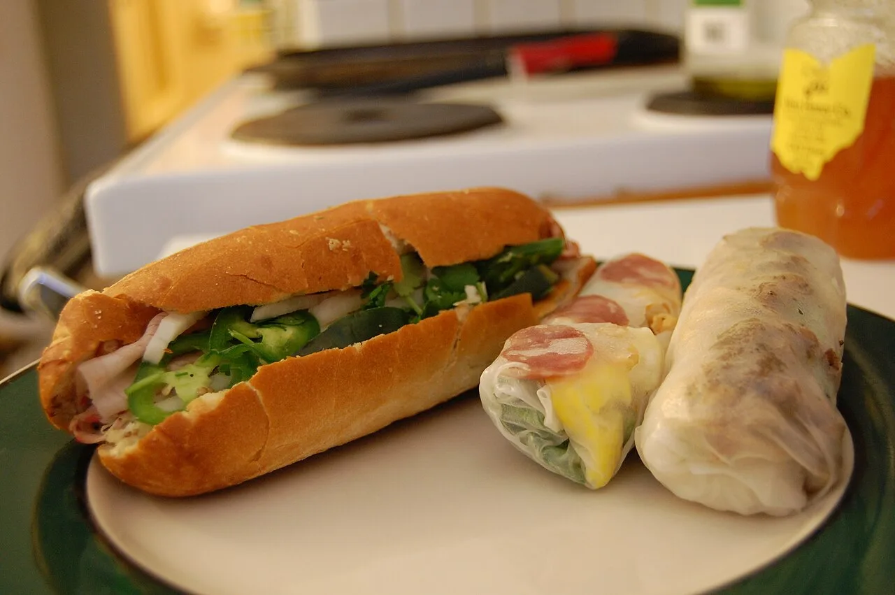 Bánh mì and bì cuốn