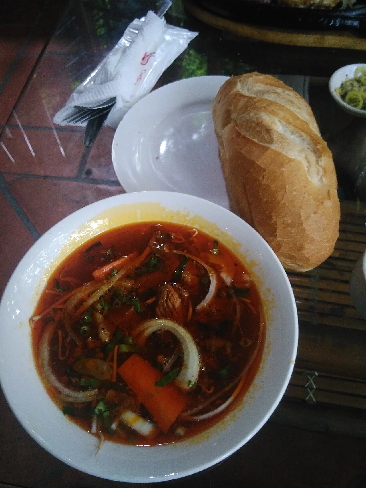 Bánh mì to eat with bò kho
