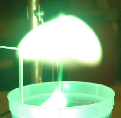 A demonstration of the water discharge experiment
