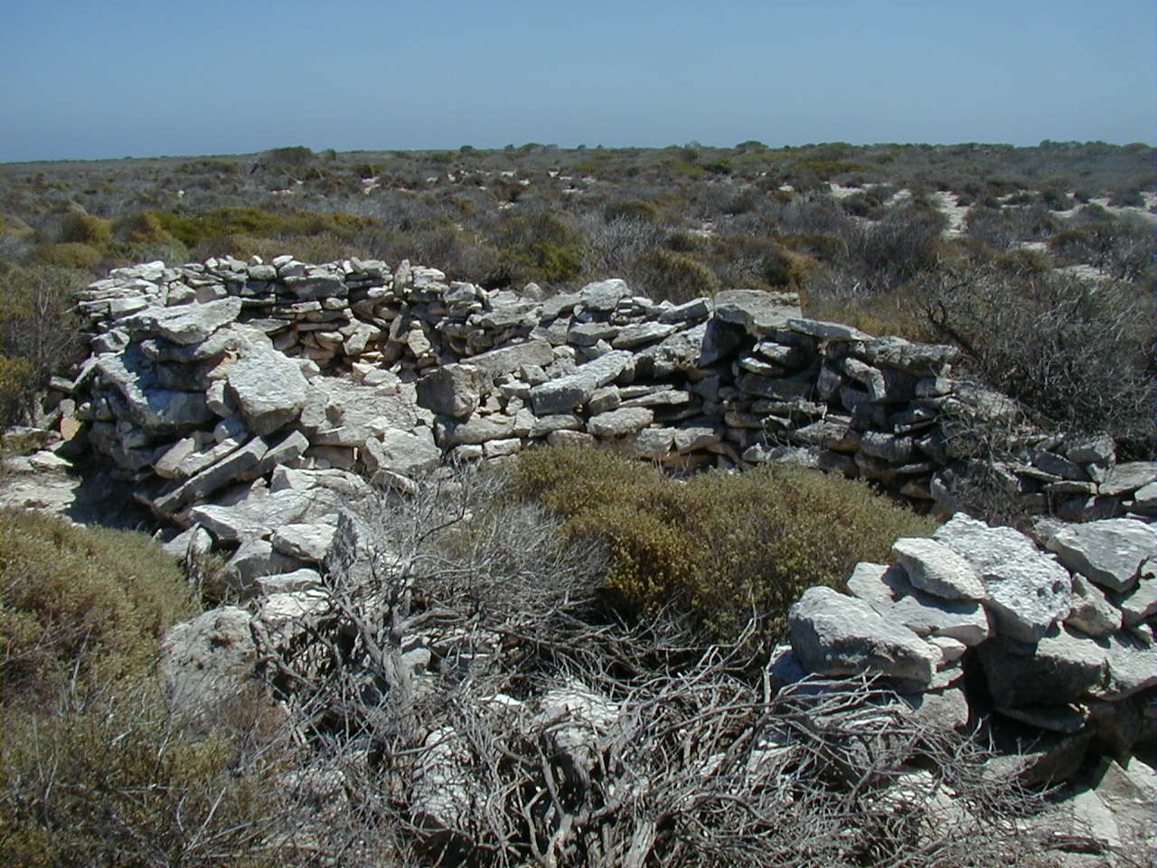 Wiebbe Hayes Stone Fort on West Wallabi Island