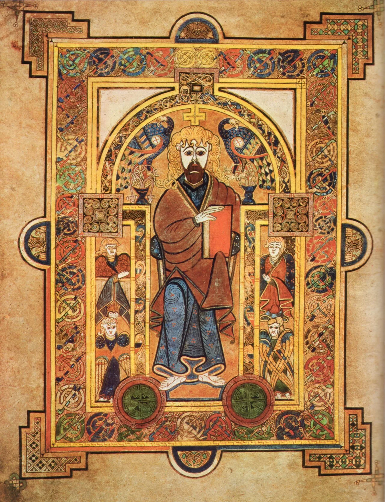 illustrated page of Christ