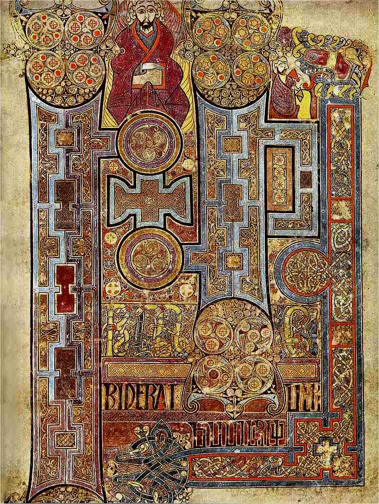 illustrated page with few words