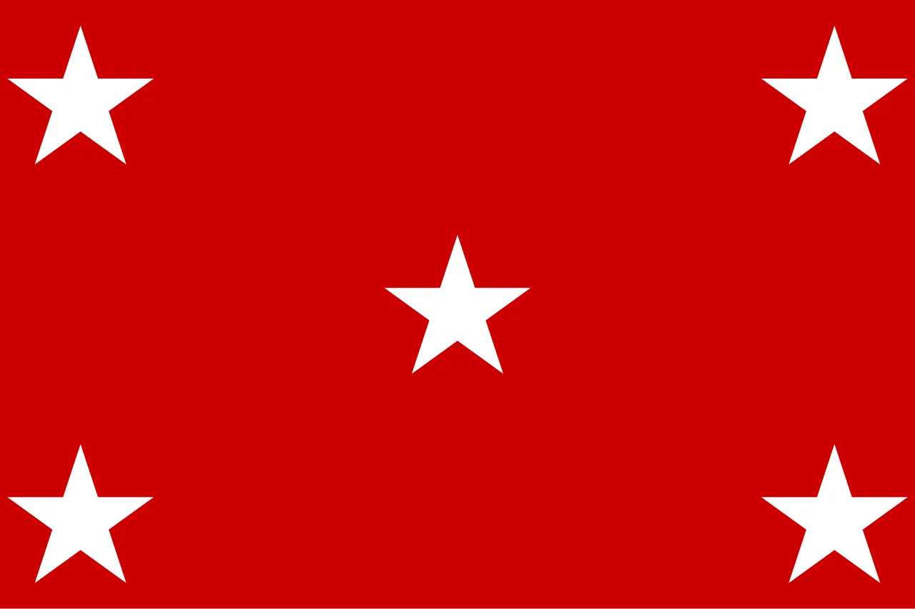 Flag of the Kingdom of Bora Bora (1837–1842)