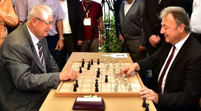 Opening of the Bornova International Turkish draughts Tournament