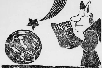 Biela's Comet was the subject of several panics over close approaches to Earth. An 1877 newspaper illustration from Chil