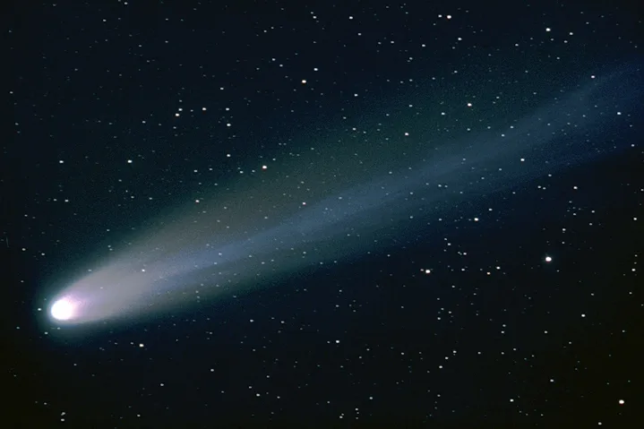 Comet Hyakutake photographed by Franz Haar in March 1996