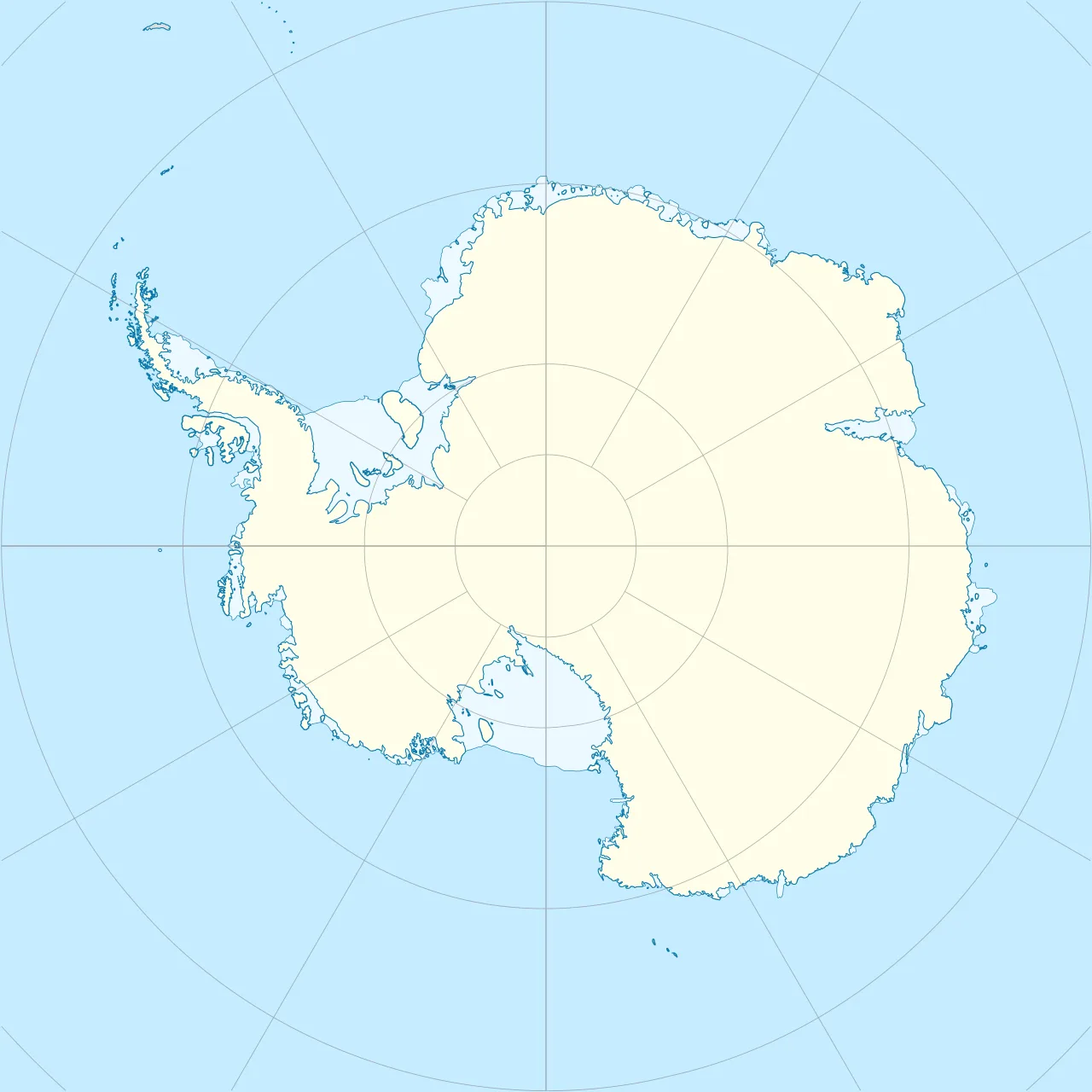 Endurance (1912 ship) is located in Antarctica