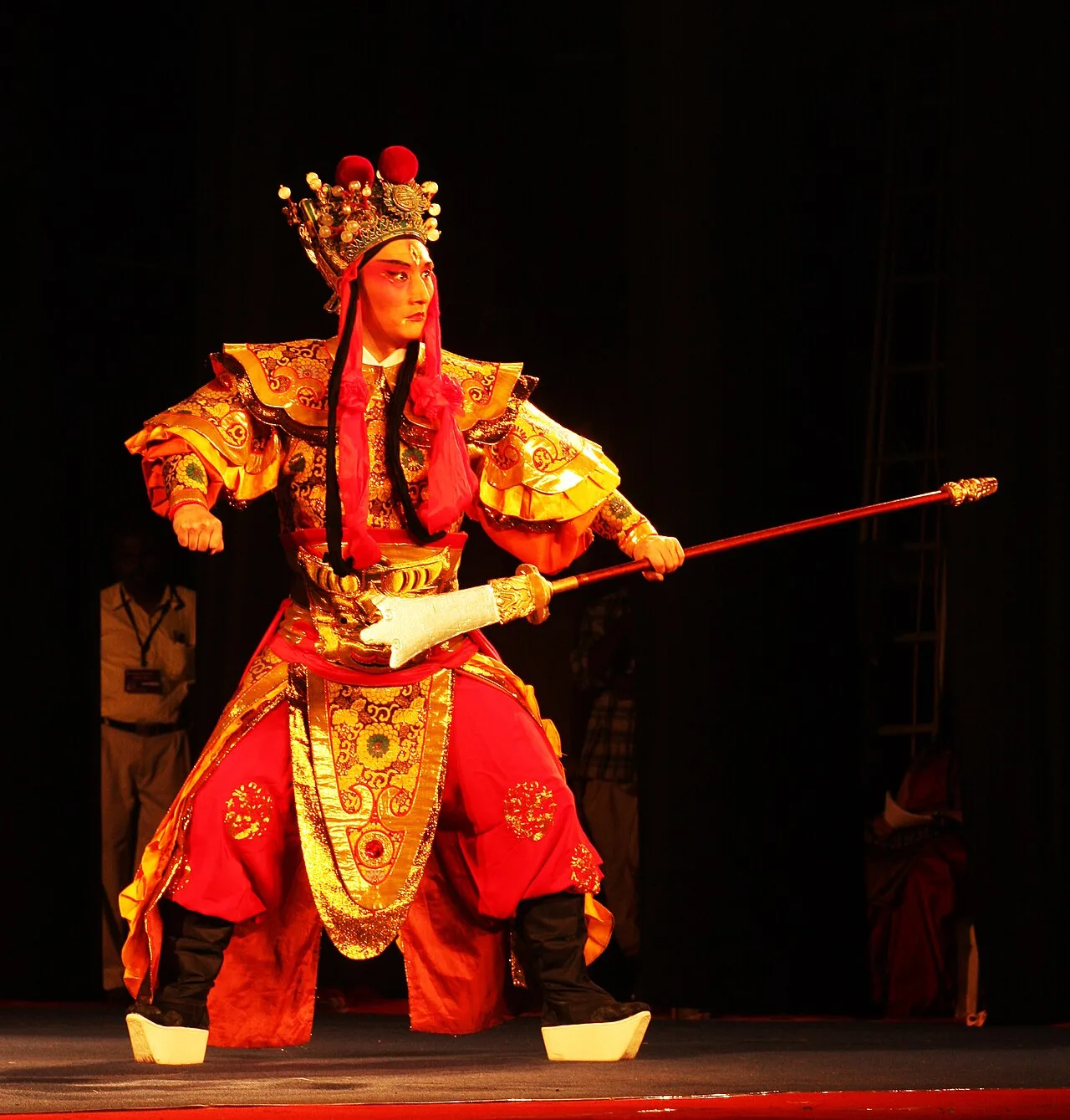Erlang Shen portrayed by a Beijing opera actor