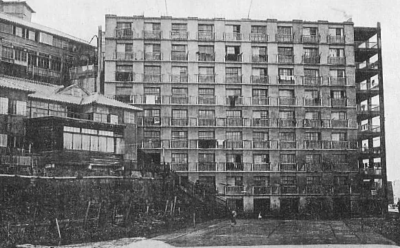 An apartment block on the island, c. 1930