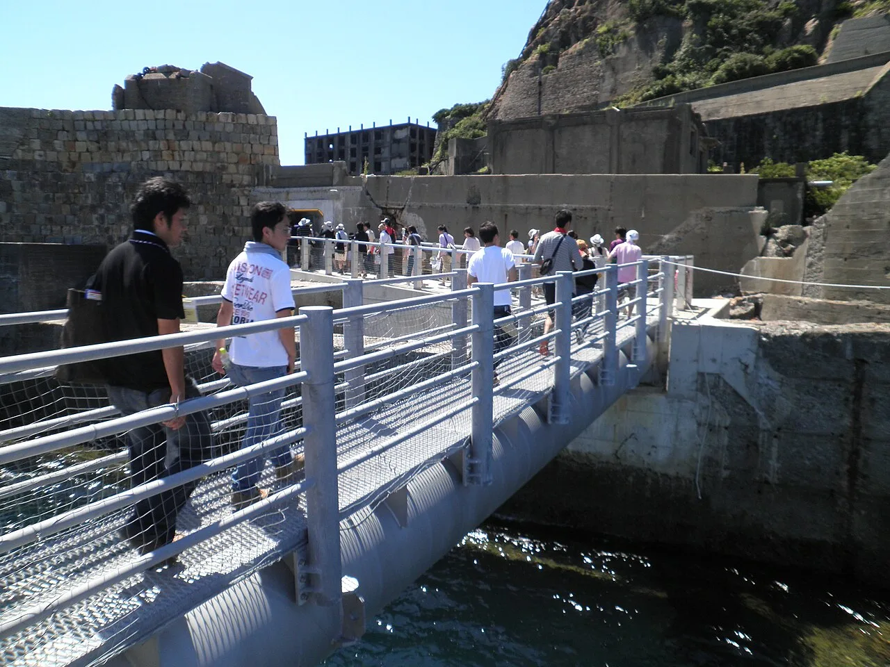 Sightseeing on the island, August 2010