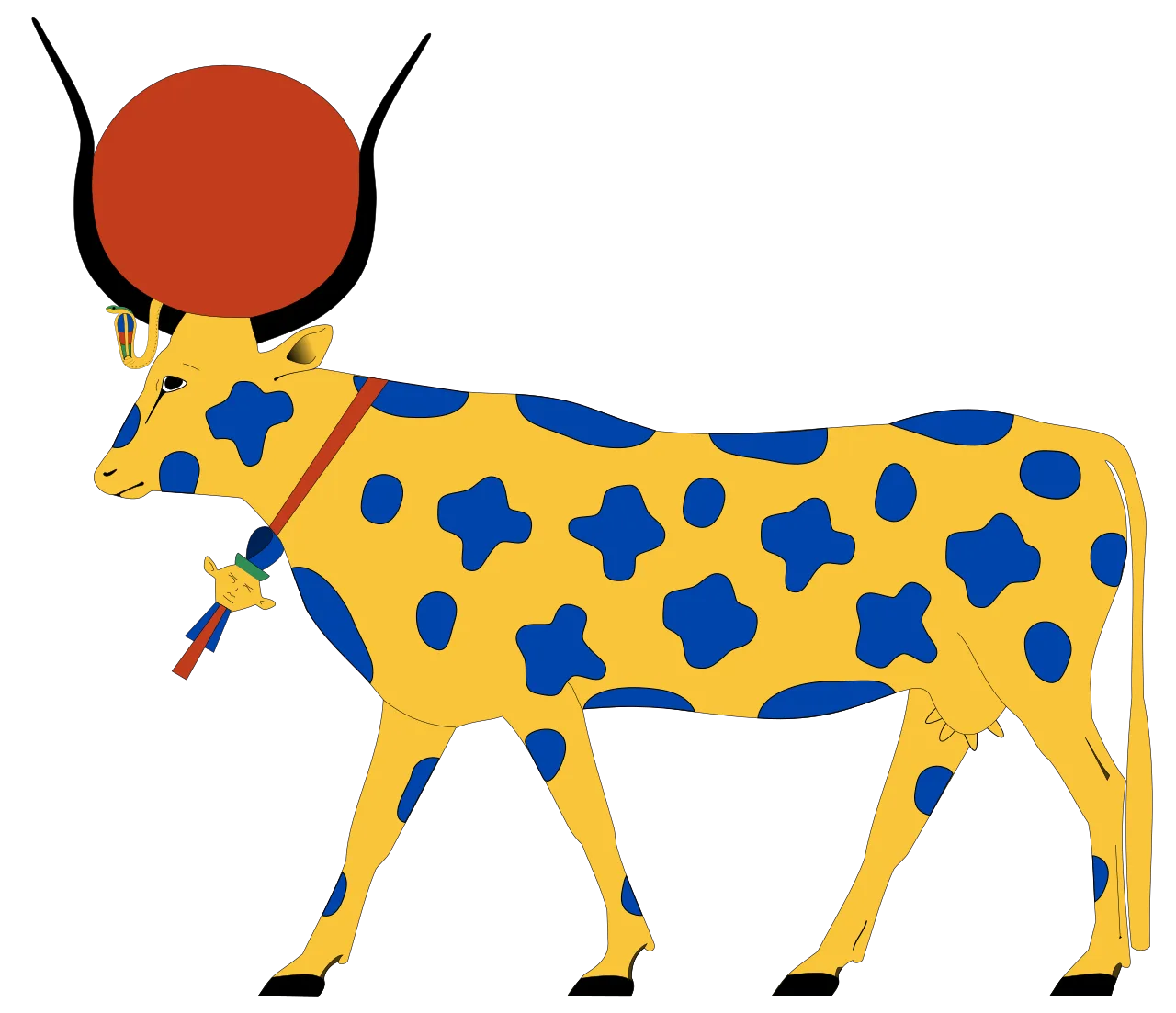 Hathor as a cow