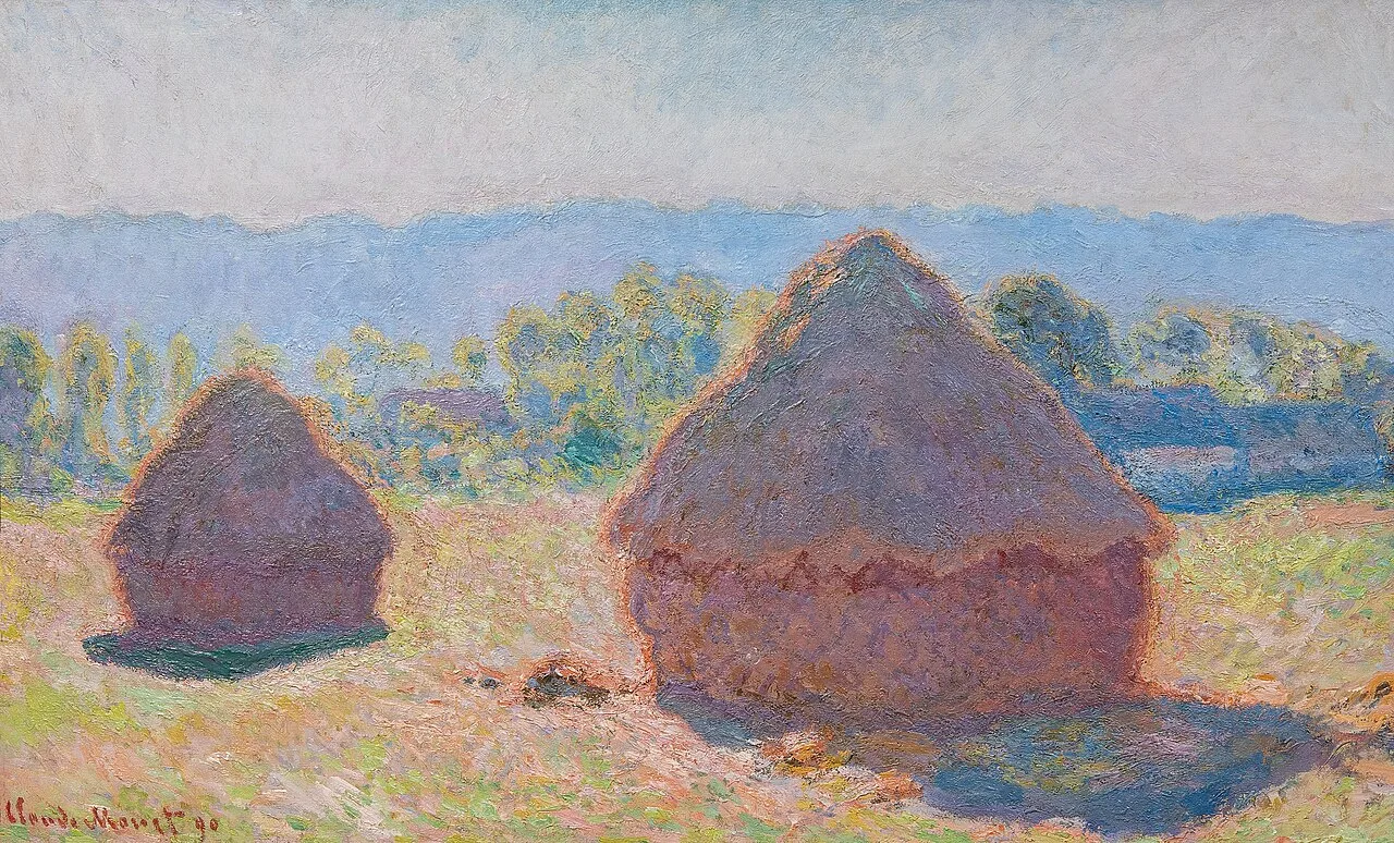 Grainstacks, in Bright Sunlight, 1890, Hill-Stead Museum, Farmington, CT, W1267