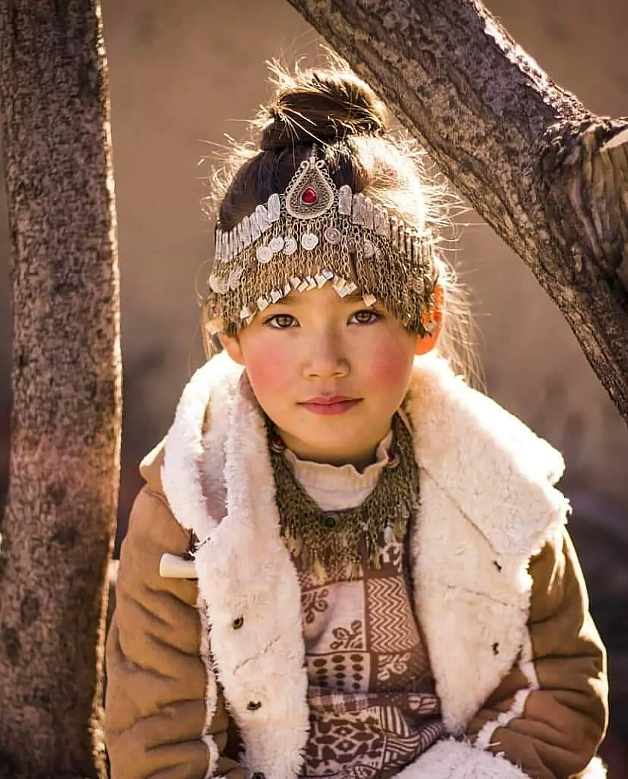 Hazara girl from Afghanistan.