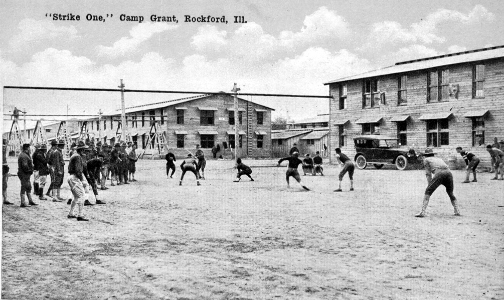 Camp Grant in 1917, where Darger completed his basic training in the United States Army