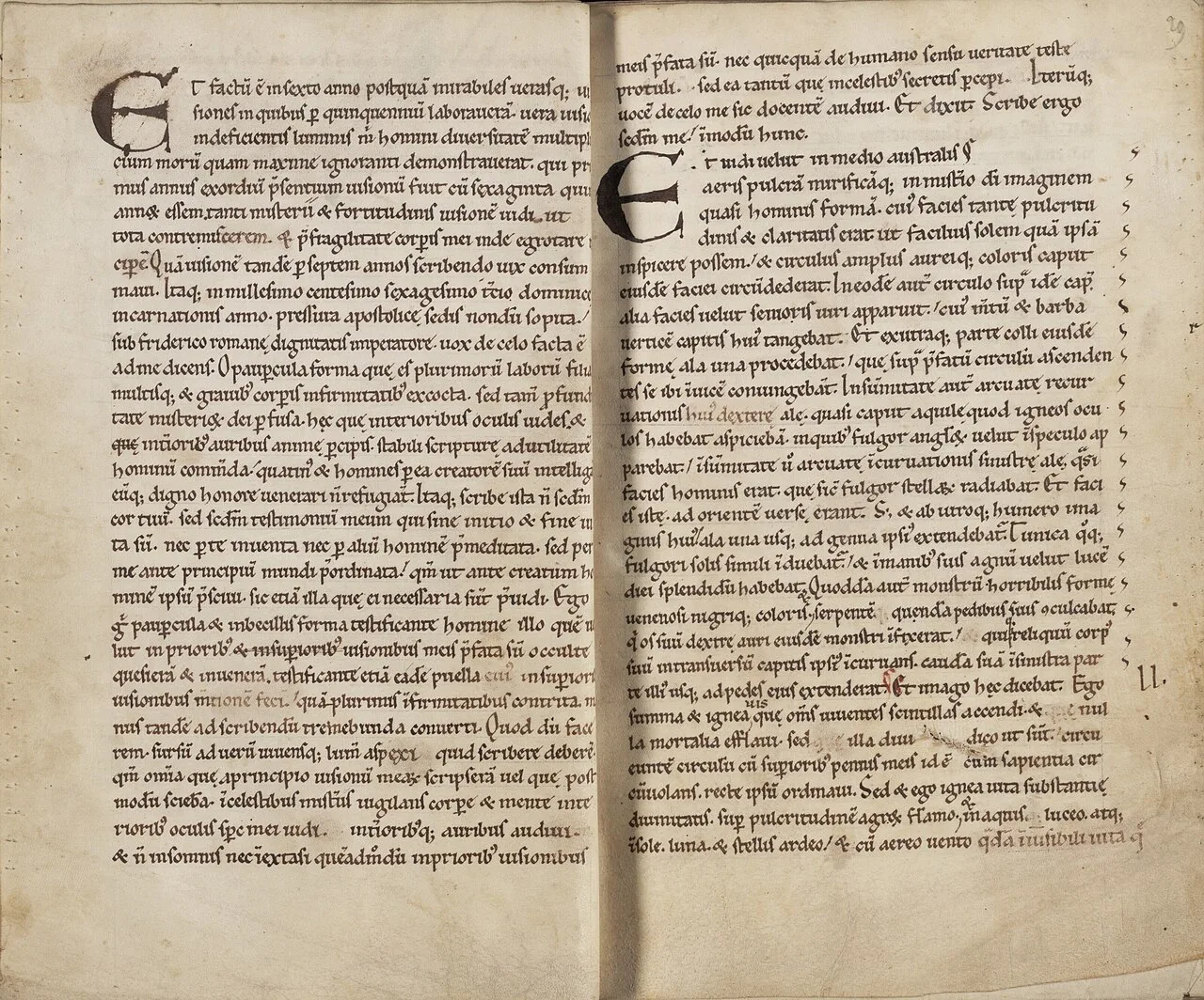 Excerpt from a 12th century manuscript, preserved in the Ghent University Library[65]