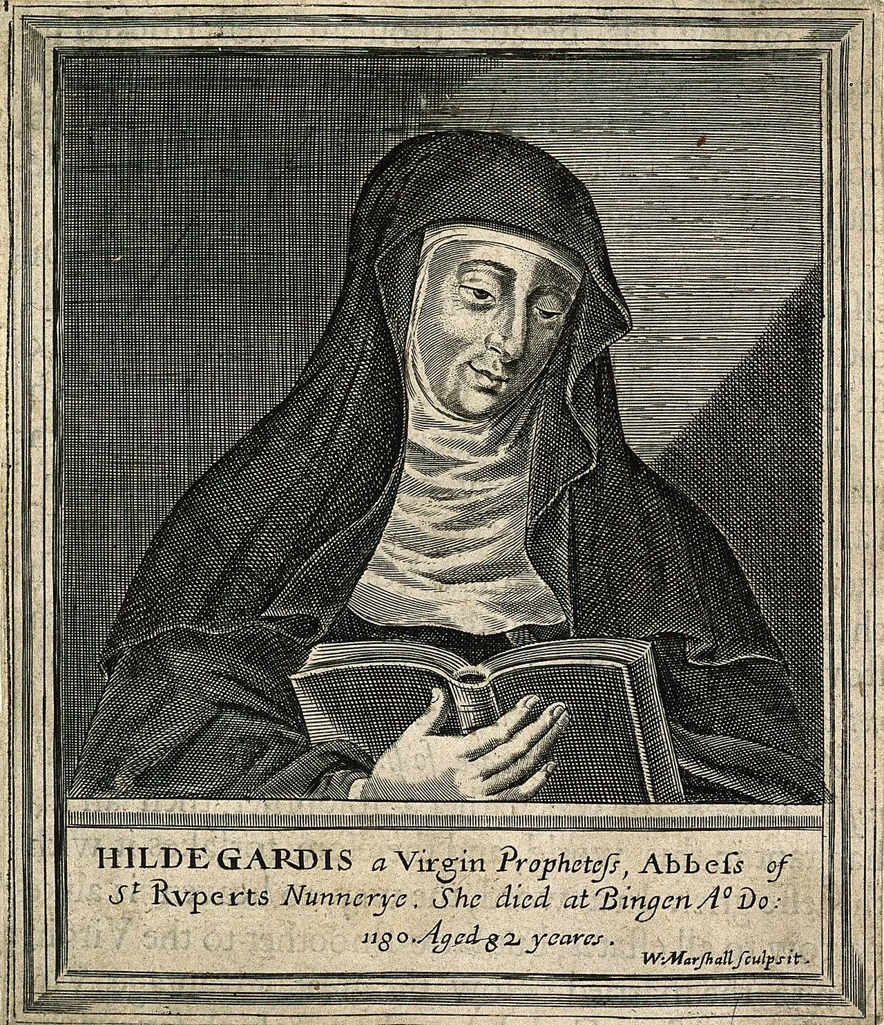 Line engraving by W. Marshall