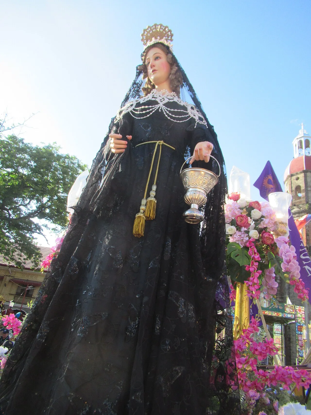 Joanna, wife of Chuza, in the Good Friday processions in Baliwag, 2024