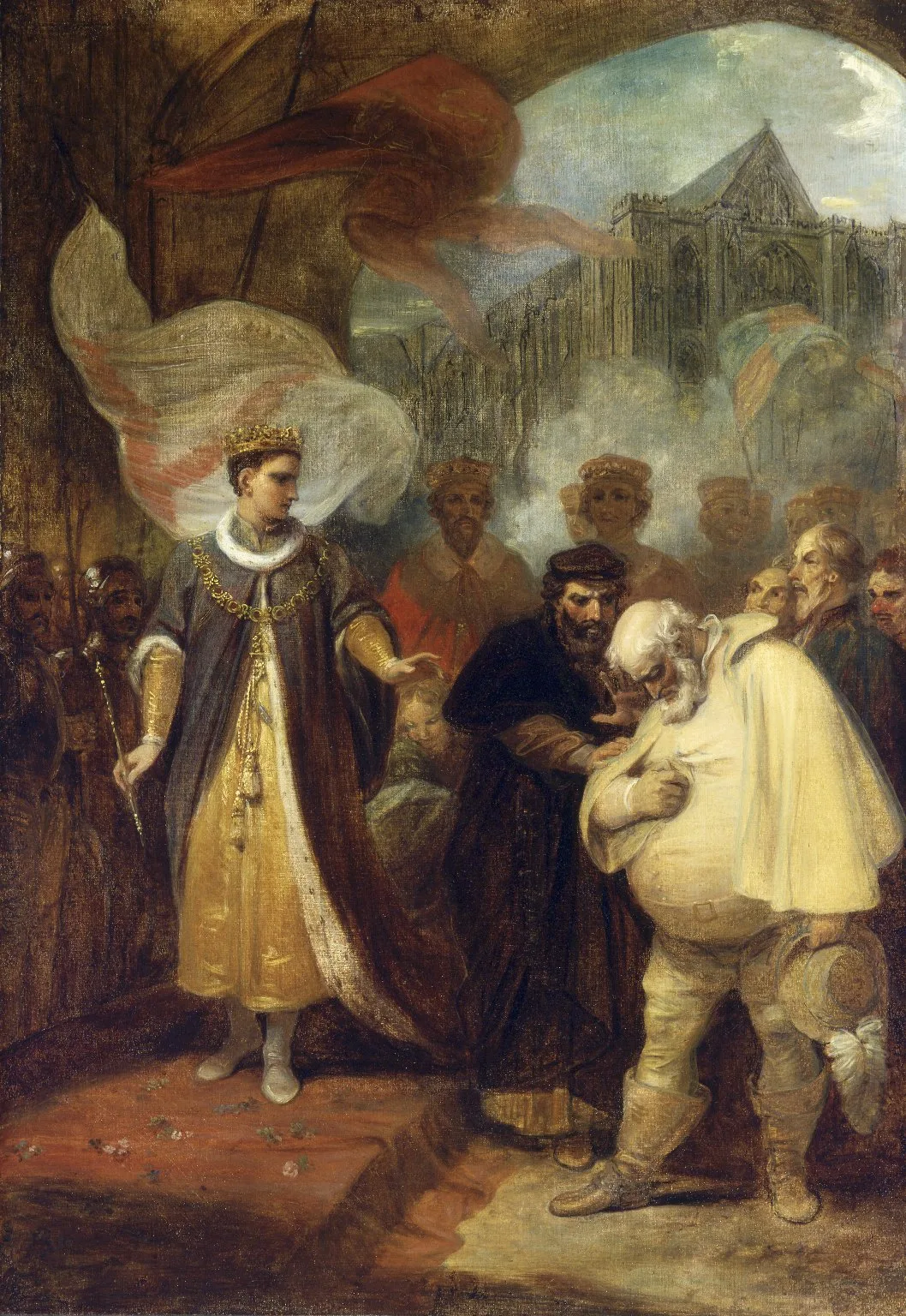 Falstaff rebuked, Robert Smirke, c. 1795