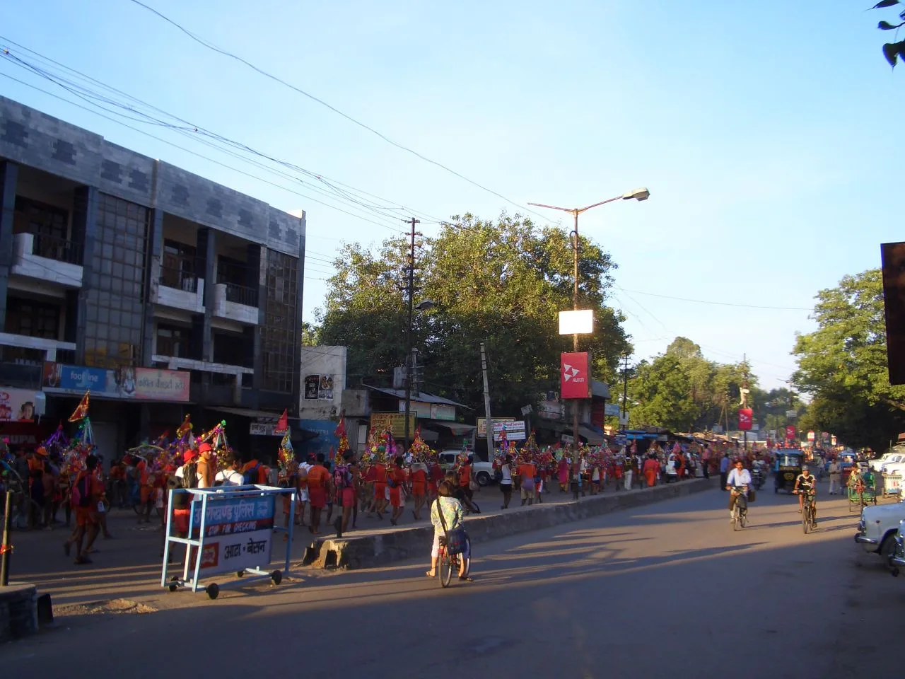Kanwarias in Haridwar, 2007
