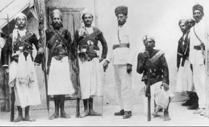 Tribesmen in Sana'a