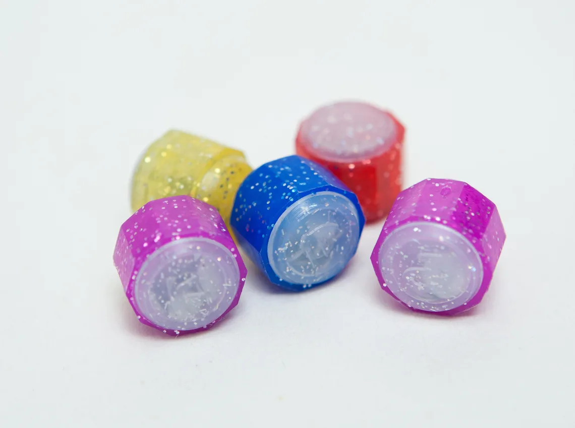 Plastic modern gonggi pebbles from South Korea
