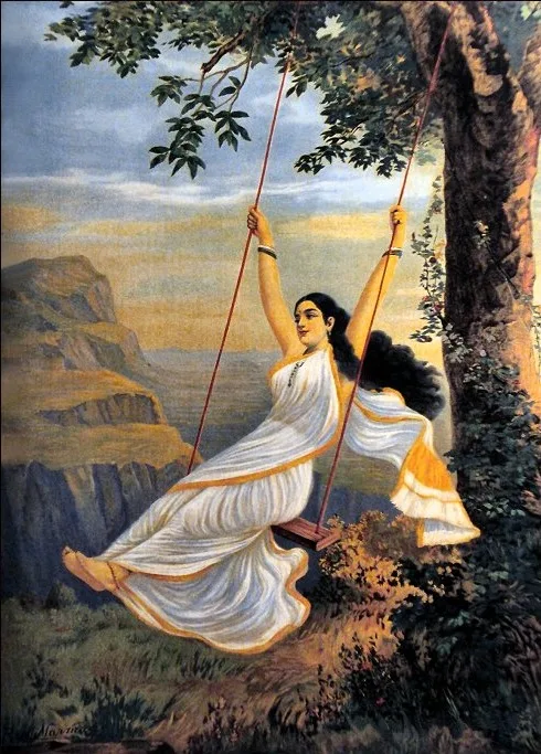 Mohini, the female enchantress avatar of Vishnu.
