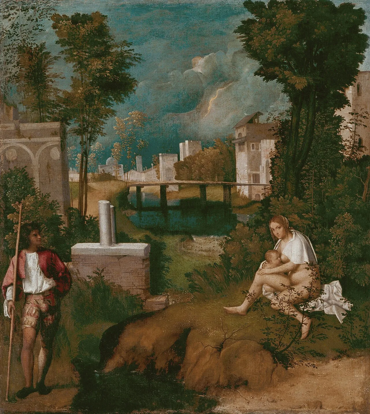 Giorgione, The Tempest (c. 1508), Gallerie dell'Accademia, Venice, Italy