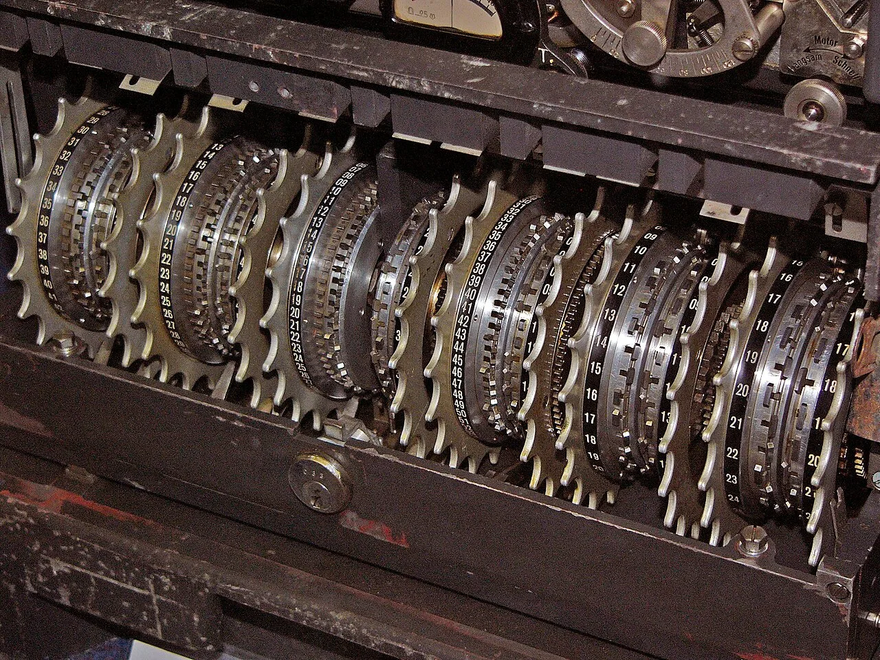 The Lorenz SZ machines had 12 wheels each with a different number of cams (or "pins"). OKW/Chiwheel name A B C D E F