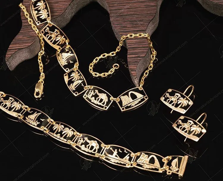Mīnākārī on gold, an ancient art of Mandaeans, Ahvaz, Iran