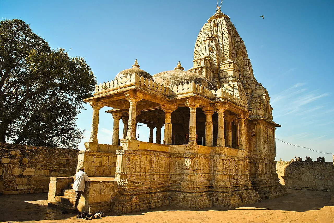 Meera's temple to Krishna at Chittor Fort, Rajasthan