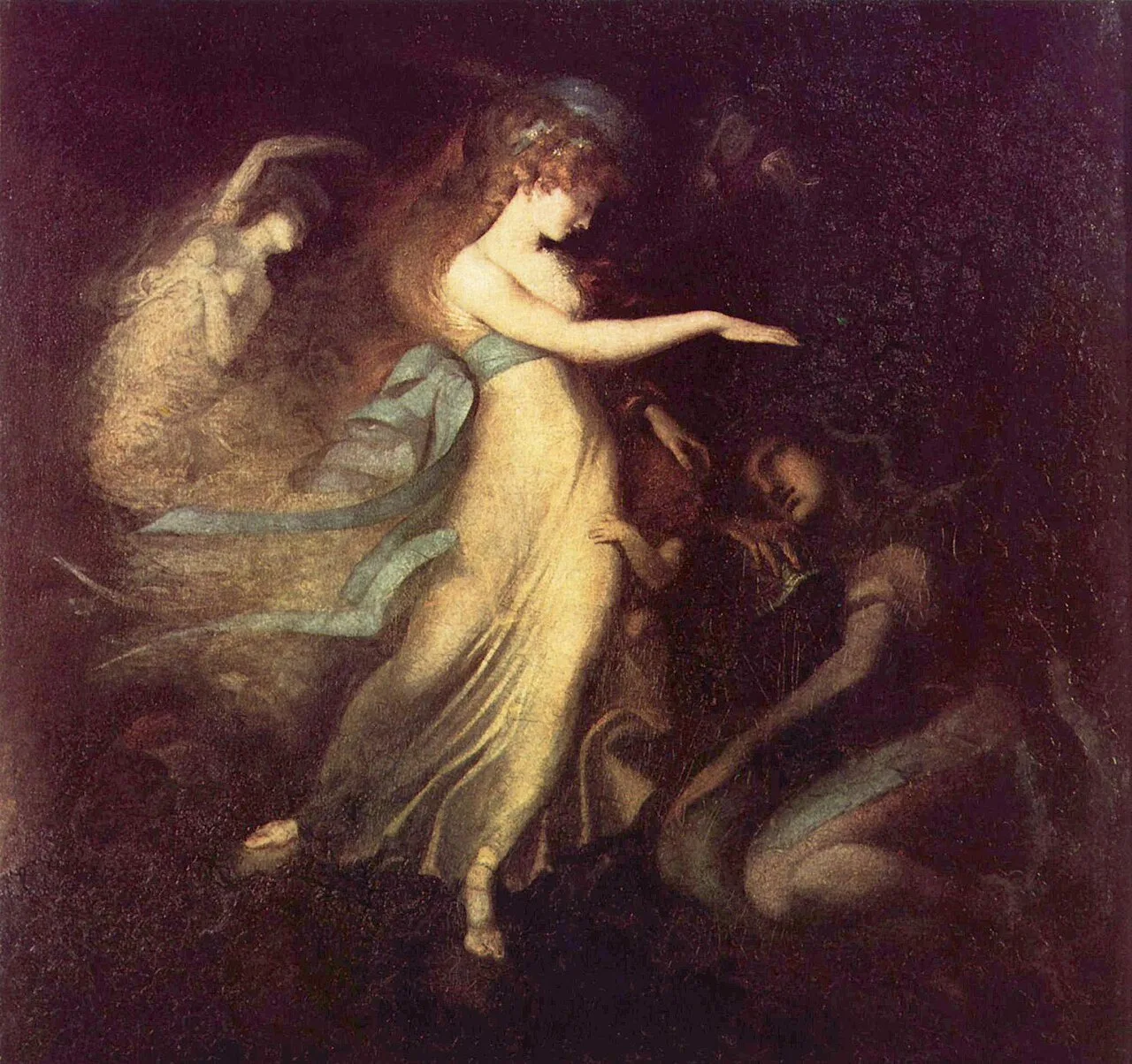 Henry Fuseli's Prince Arthur and the Fairy Queen (c. 1788)