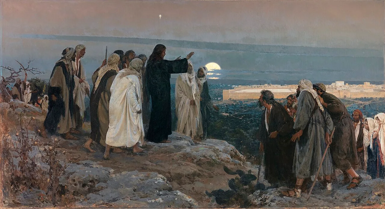 Flevit super illam (He wept over it); by Enrique Simonet, 1892