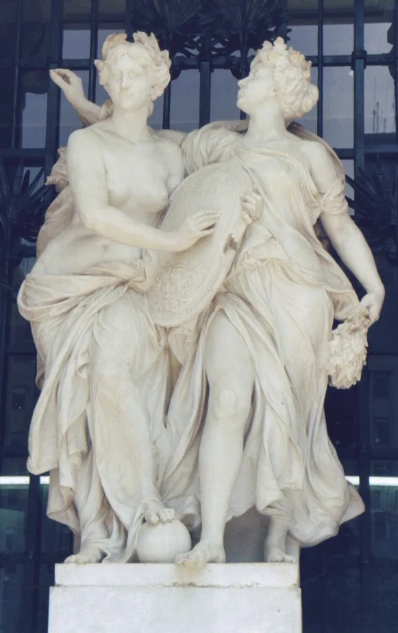 Melpomene and Polyhymnia, Palacio de Bellas Artes, Mexico