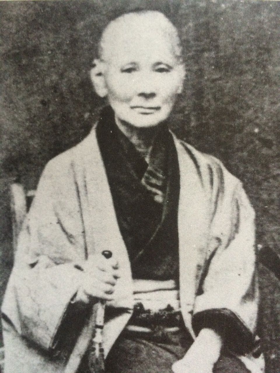 Nakayama Omasa (eldest daughter of Nakayama Miki) in her elder years
