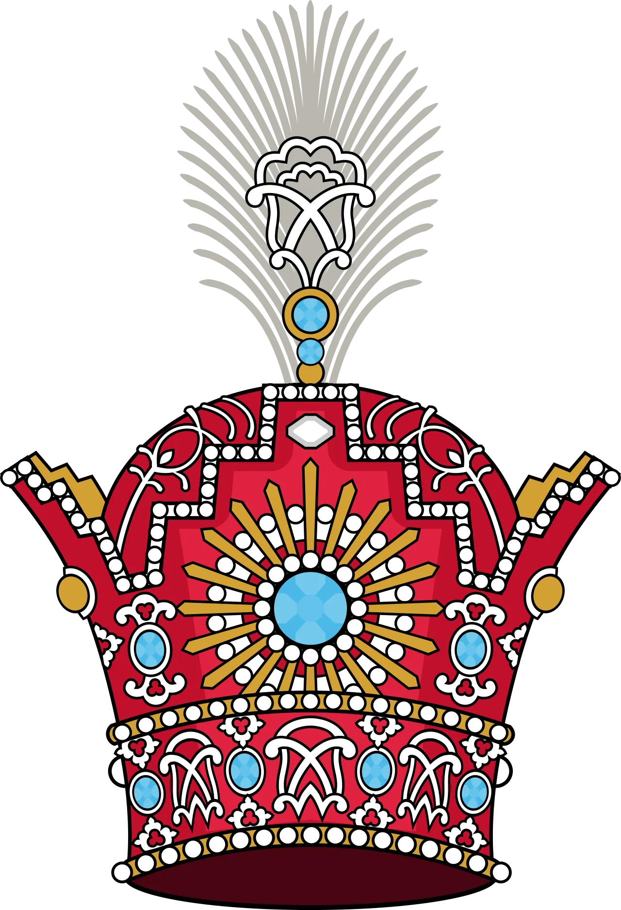Pahlavi Crown of Imperial Iran (heraldry)