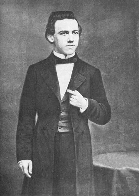 Morphy in 1857, studio of Mathew Brady[12]