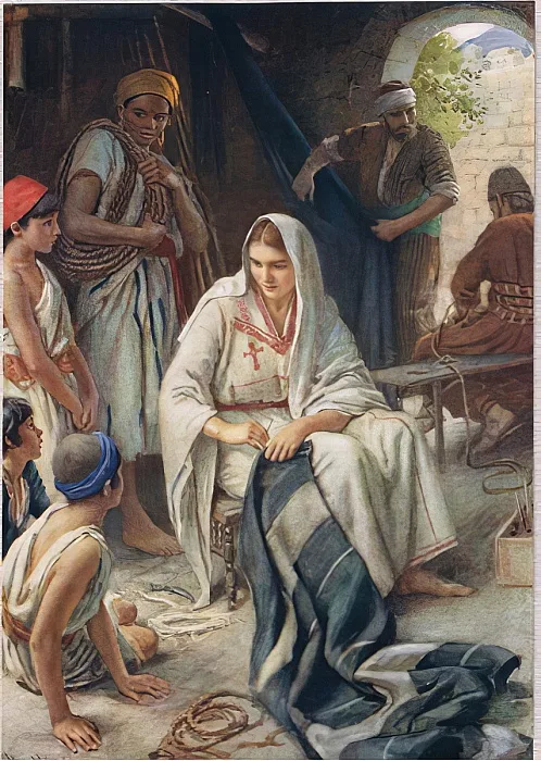Priscilla illustration from the Women of the Bible, Harold Copping