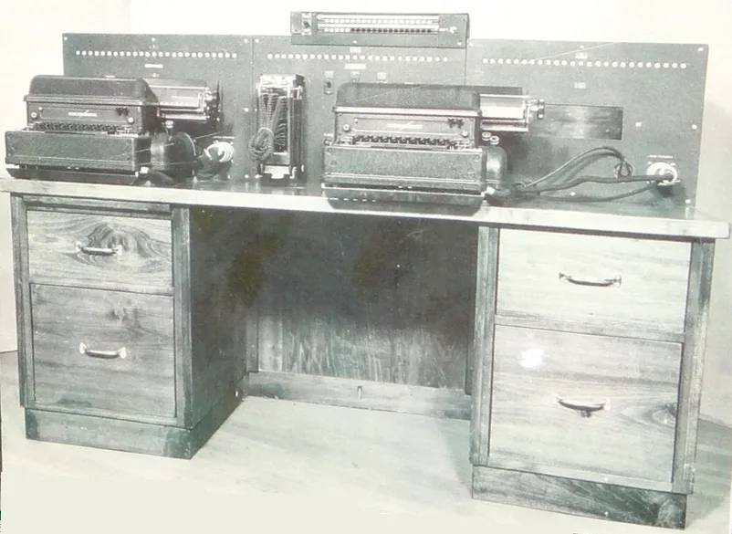 Analog of the Japanese Type B Cipher Machine (codenamed Purple) built by the U.S. Army Signal Intelligence Service