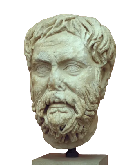 Philosopher marble head Roman copy AM Corfu Krfm22-removebg-preview