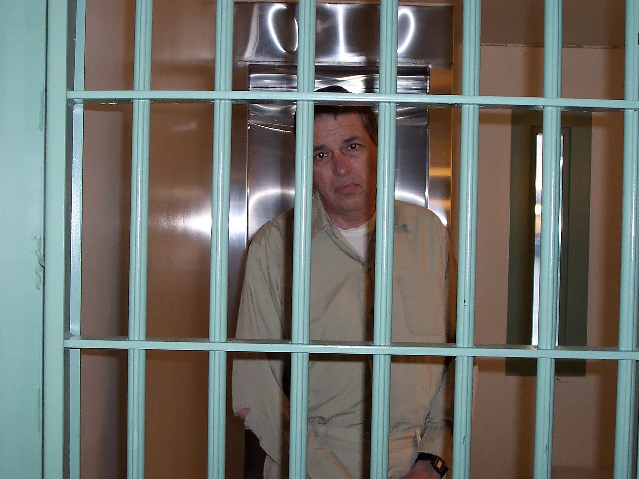 In his cell at ADX Florence