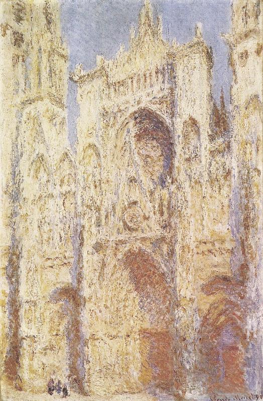 Rouen Cathedral, West Façade, Sunlight 1894 National Gallery of Art Washington, D.C., USA