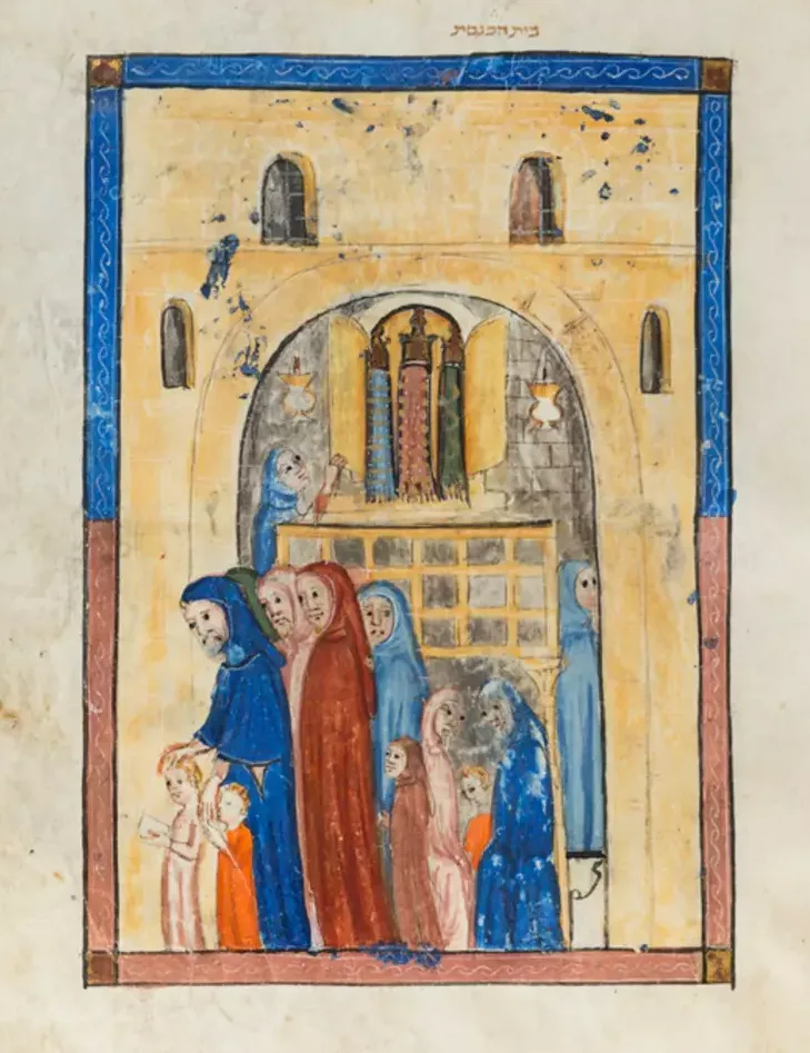 Synagogue scene