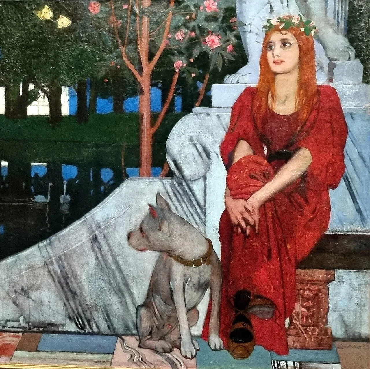 Sehnsucht by Oskar Zwintscher, c. 1900