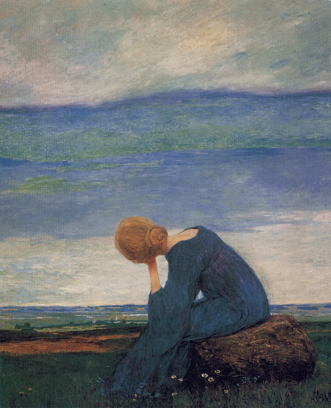 Sehnsucht (Dreaming) by Heinrich Vogeler about 1900