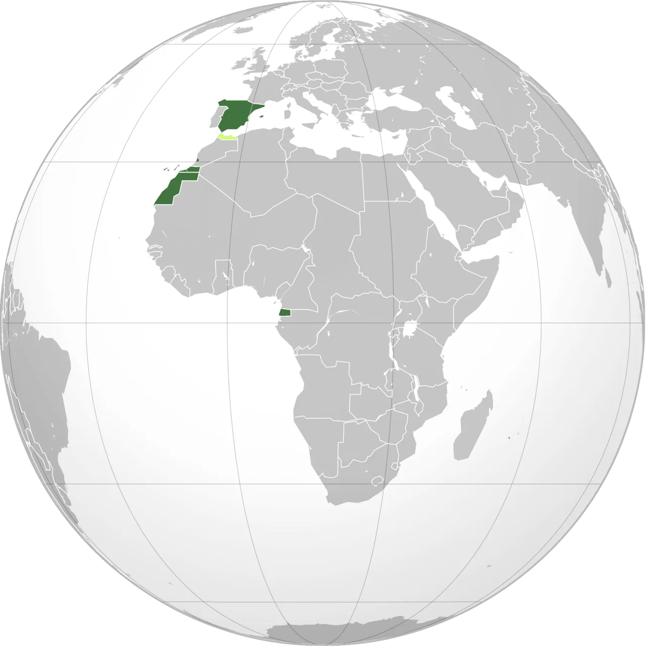 Territories and colonies of the Spanish State in these years: .mw-parser-output .legend{page-break-inside:avoid;break-in