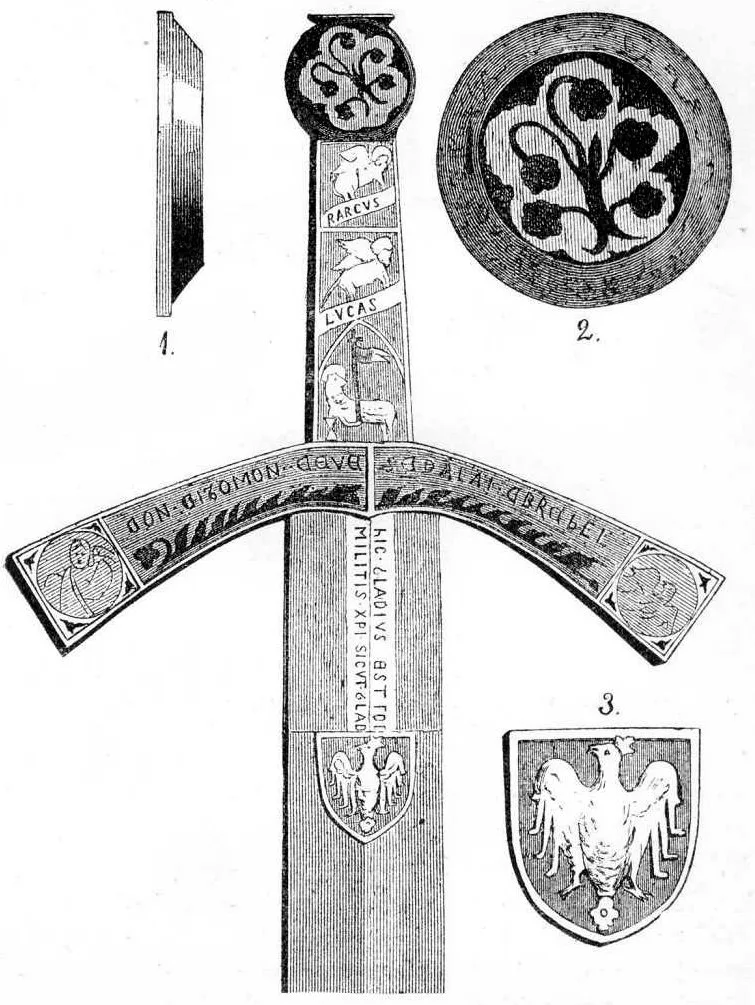 Obverse of the hilt